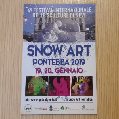 4°Festival internazionale di neve. Snowart. Pontebba.Italia.